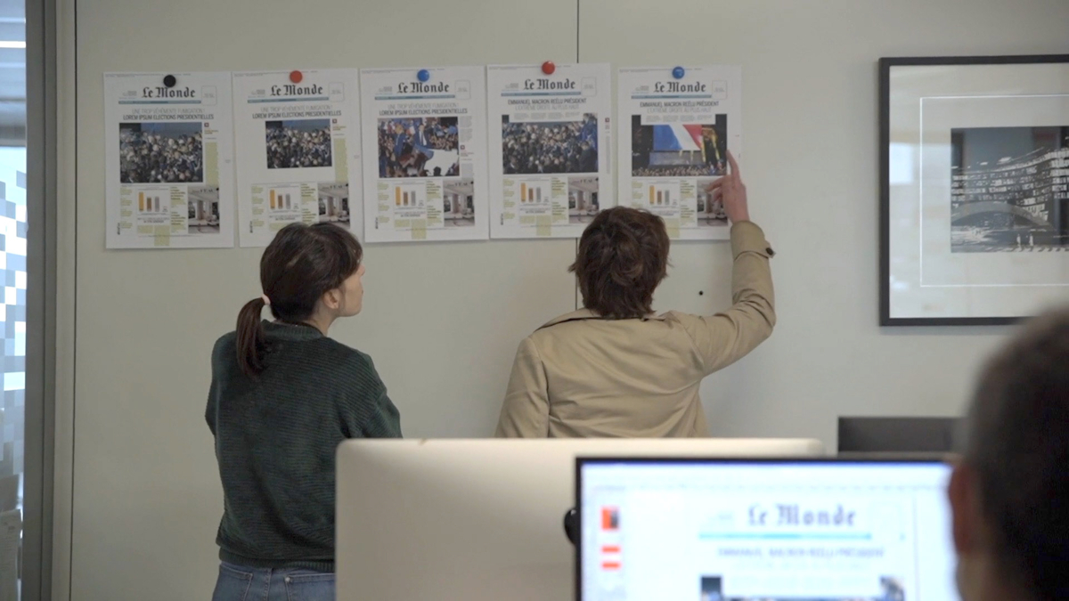 Choix de la couverture pour l'élection du président