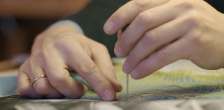 Hans Hamid: the embroidery as a subversive activity